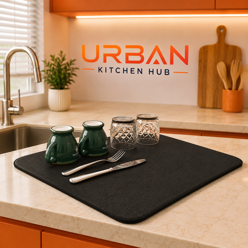 Premium Kitchen Drying Mat (2 pieces only ₹499) | Quick Dry | Super Absorbent | Non-Slip