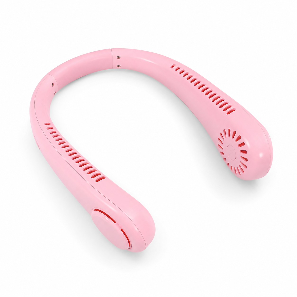0616 Portable Neck Fan Holiday Hands Free Bladeless Neck Fan 360 Cooling Hanging Fan Usb Rechargeable Personal Neck Fan Wearable Neck Fan Suitable For Traveling